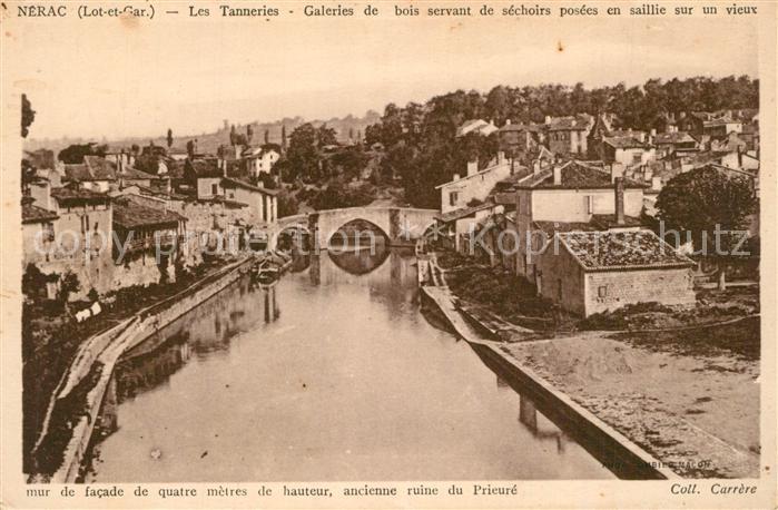 Nerac Les Tanneries Galeries de bois servant