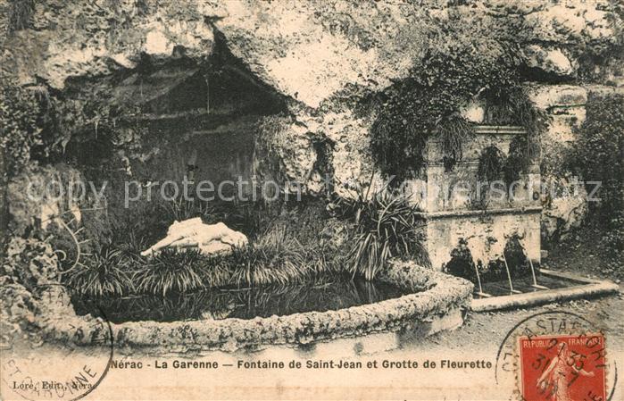 Nerac La Garenne Fontaine de Saint Jean