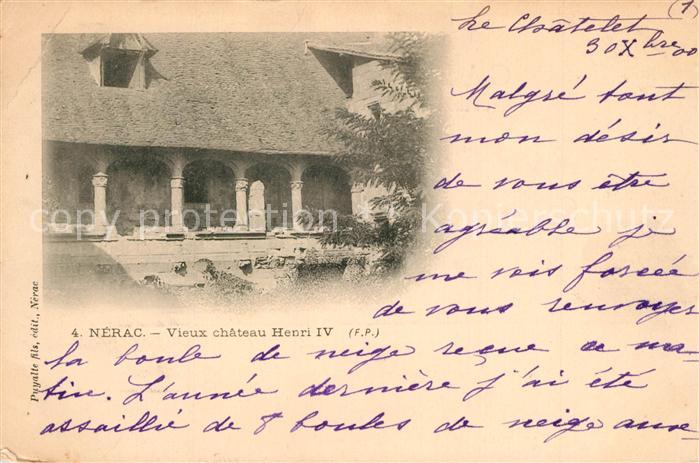 Nerac Chateau Henri 4.