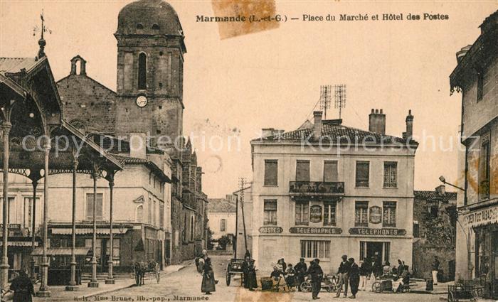 Marmande Place du March? Hotel des Postes