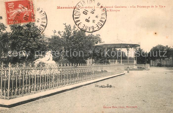 Marmande Boulevard Gambette Kiosque
