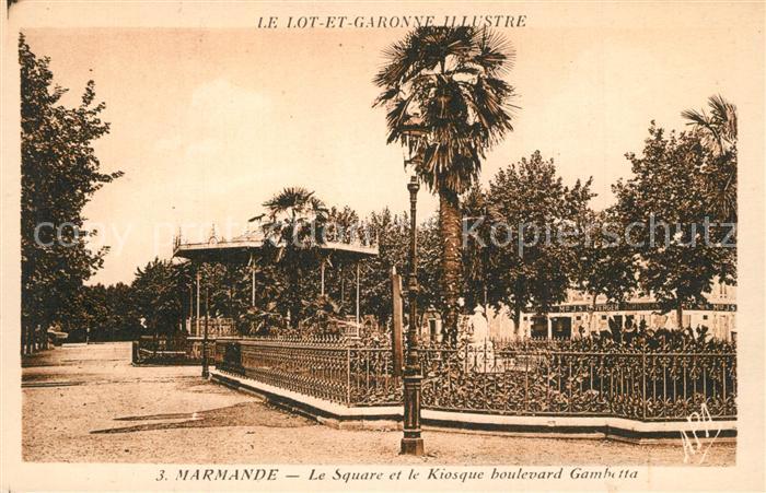 Marmande Kiosque Boulevard Gambette