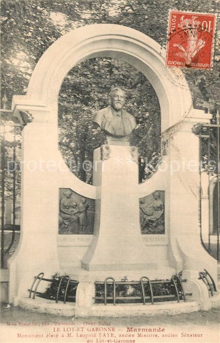 Marmande Monument elev? a M. Leopold