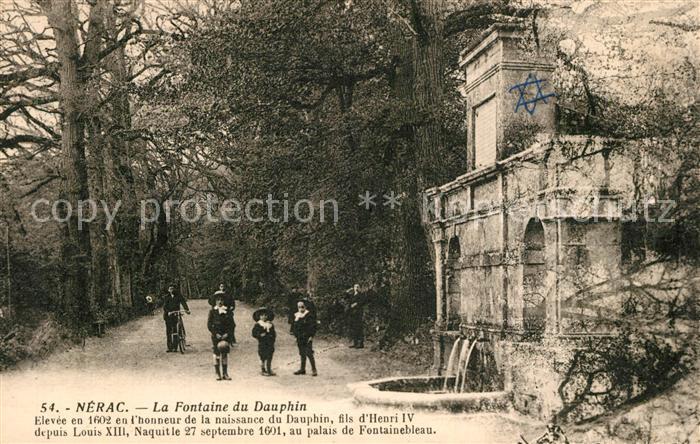 Nerac La Fontaine de Dauphine
