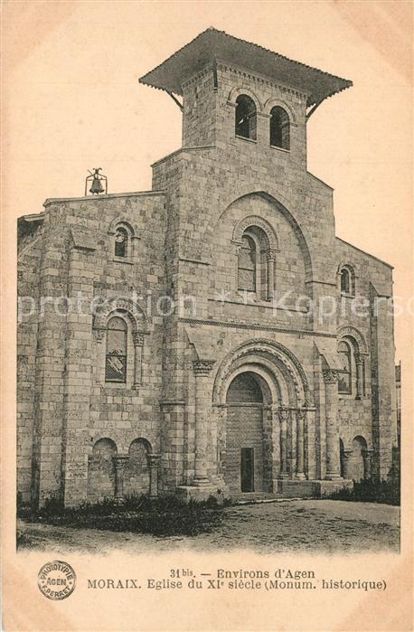 Agen Lot et Garonne Moraix Eglise