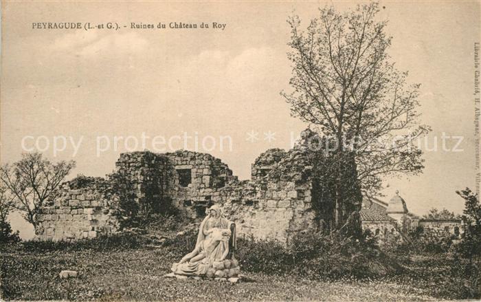 Peyragude Ruines du Chateau de Roy