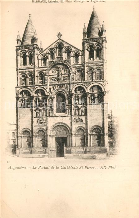 Angouleme Le Portail de la Cathedrale St Pierre