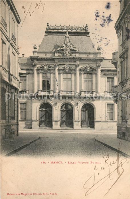 Nancy Lothringen Salle Victor Poirel