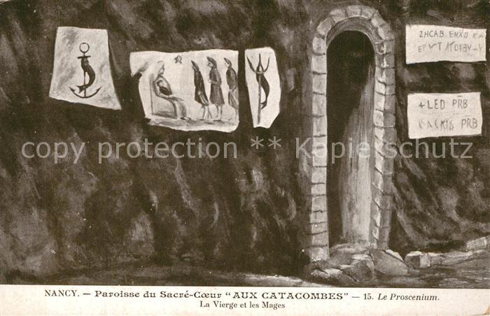 Nancy Lothringen Paroisse du Sacre Coeur Aux Catacombes Le Prosenium La Vierge e