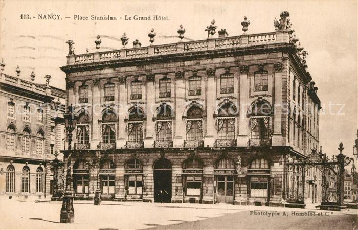Nancy Lothringen Place Stanislas Le Grand Hotel