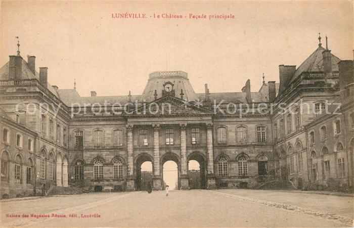 Luneville Le Chateau Facade principale