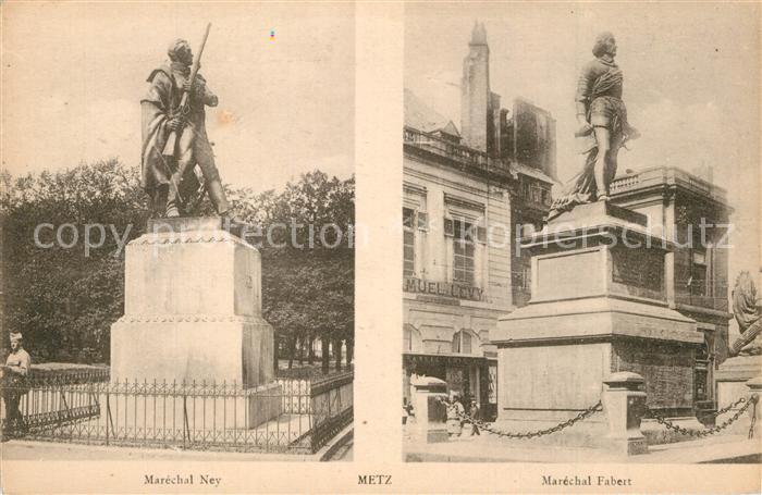Metz  57 Moselle Marechal Ney Marechal Fabert