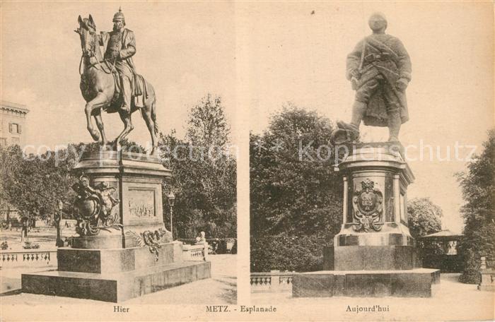 Metz  57 Moselle Esplanade Hier Aujourd hui