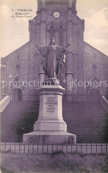 Forbach Lothringen Monument du Sacre Coeur