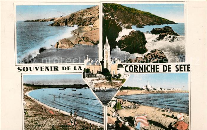 Sete Herault Les principaux sites de la Corniche Sa