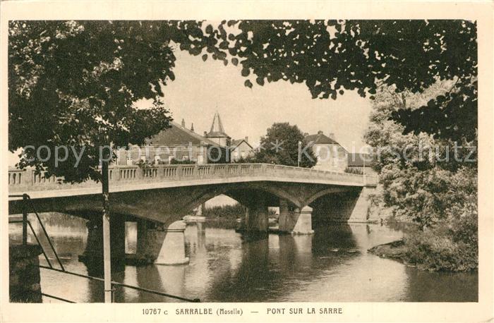 Sarralbe Pont sur la Sarre Moselle