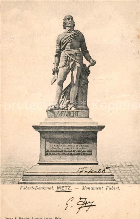 Metz  57 Moselle Monument Fabert