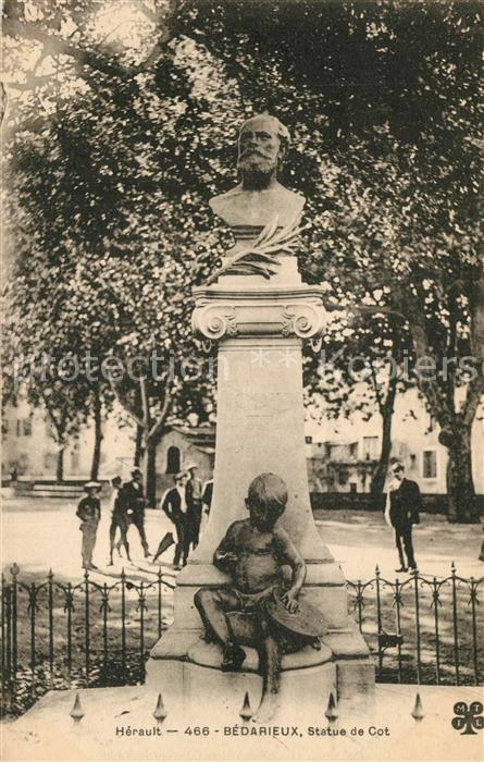 Bedarieux Statue de Cot