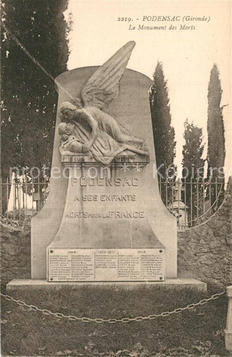 Podensac Le Monument des Morts