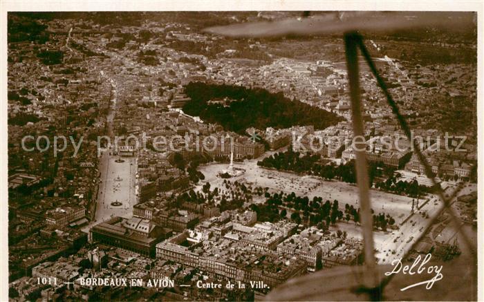 Bordeaux Centre de la Ville Vue aerienne