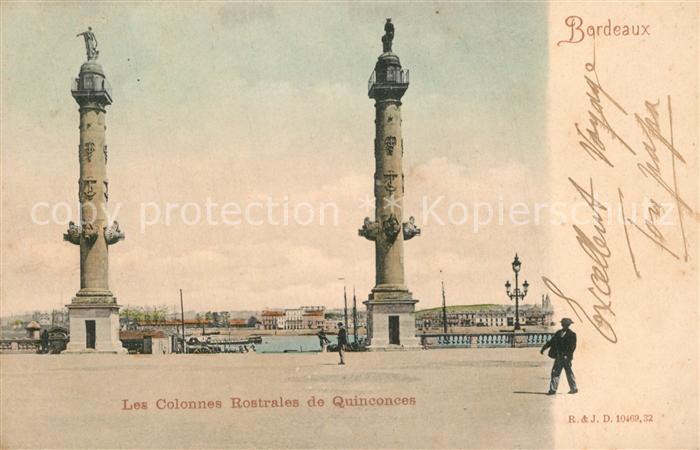 Bordeaux Les Colonnes Rostrales de Quinconces
