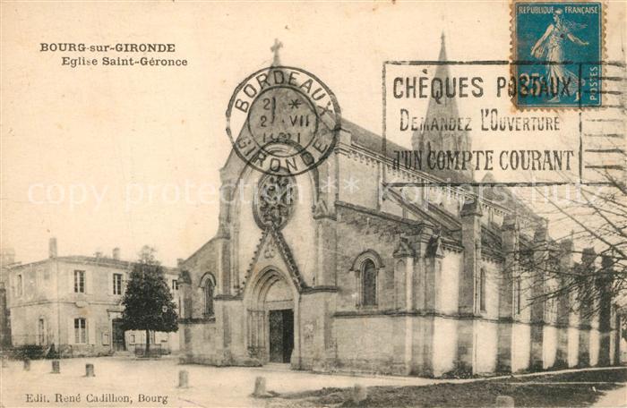 Bourg sur Gironde Eglise Sainte Geronce