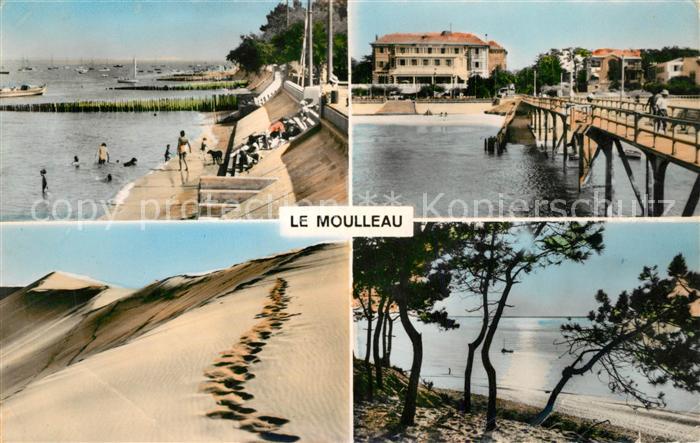 Le Moulleau La Plage La Jetee Pilat Plage les Dunes Coucher de Soleil