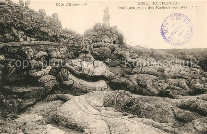 Rotheneuf Rochers sculpt