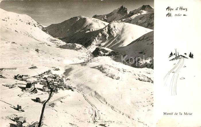 Huez Alpe Massif de la Meije
