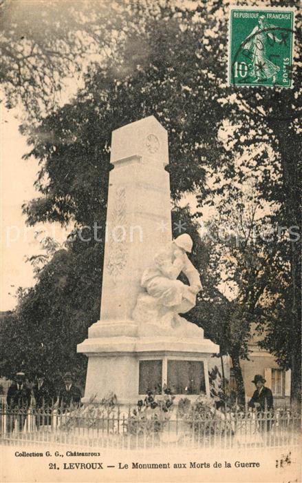Levroux Le Monument aux Morts de la Guerre