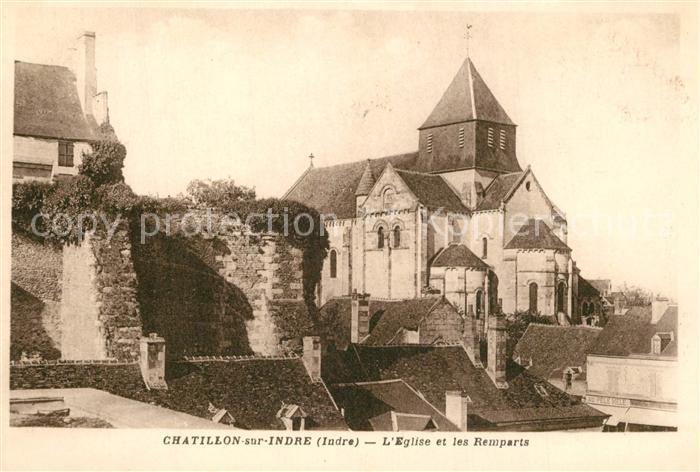 Chatillon-sur-Indre Eglise et Remparts
