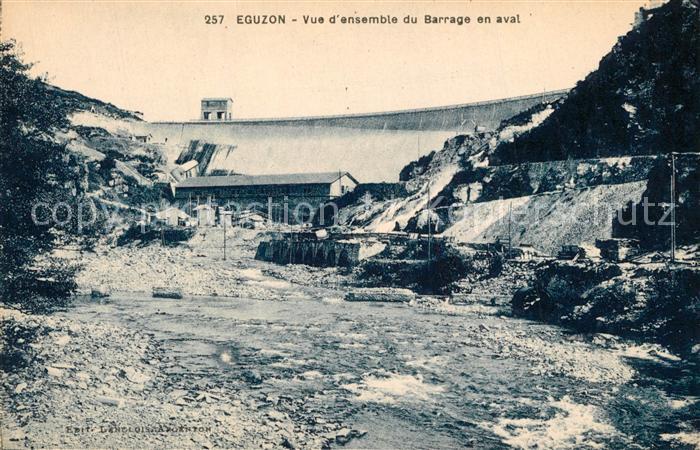 Eguzon-Chantome Barrage en aval