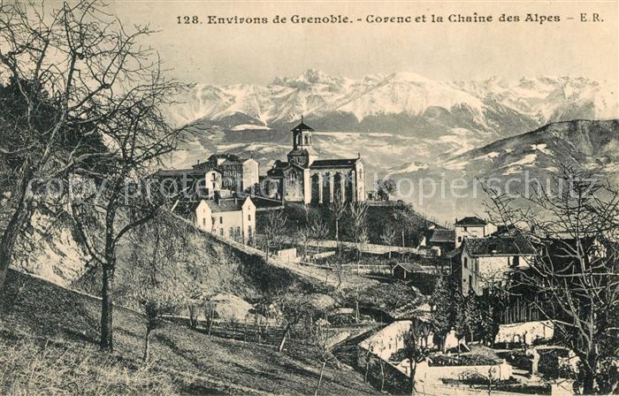 Corenc et la Chaine des Alpes