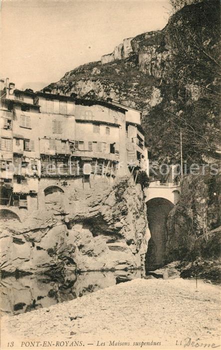 Pont-en-Royans Les Maisons suspendues