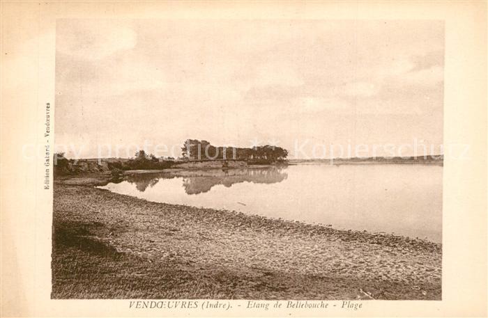 Vendoeuvres Etang de Bellebouche Plage