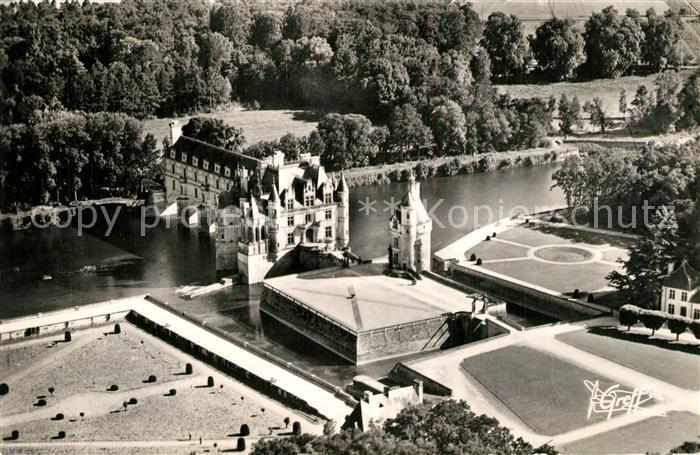Chenonceaux Indre et Loire Fliegeraufnahme Chateau