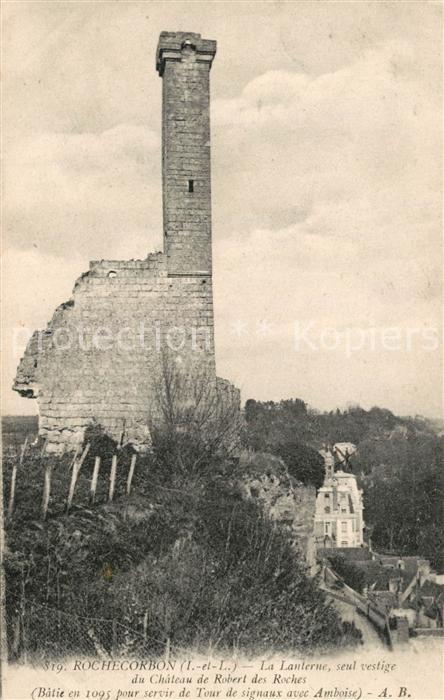 Rochecorbon Chateau de Robert des Roches