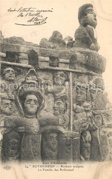 Rotheneuf Les Rochers sculpt