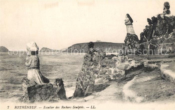 Rotheneuf Les Rochers sculpt