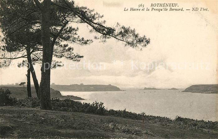 Rotheneuf Le Havre et la Presquile Bernard