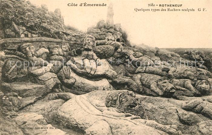 Rotheneuf Rochers sculpt