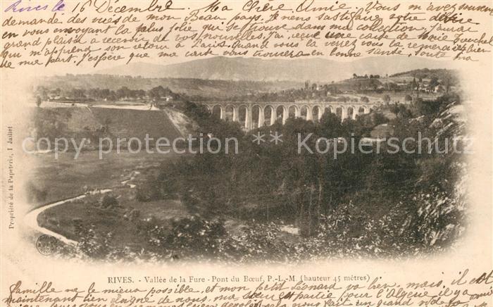 Rives Isere Vall?e de la Fure Pont du Boeuf