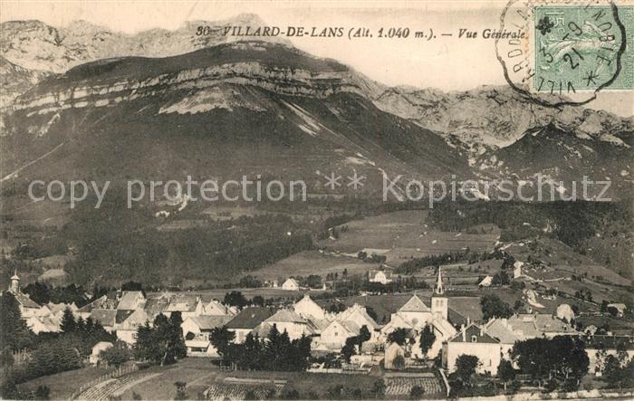 Villard-de-Lans Fliegeraufnahme