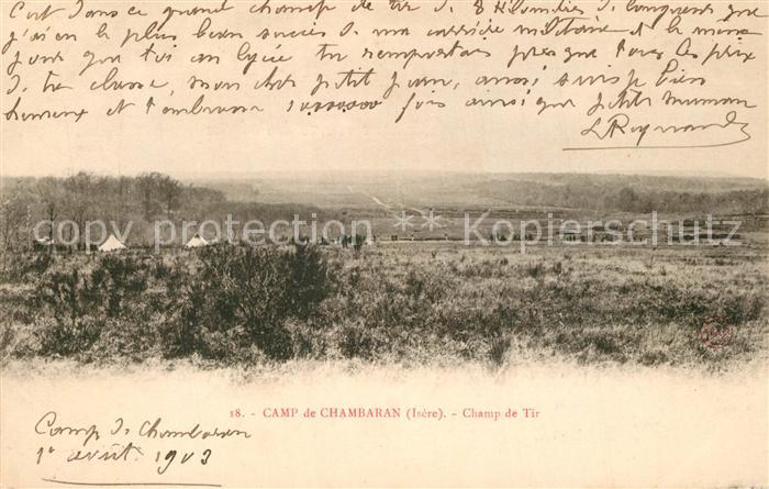 Camp de Chambaran Champ de Tir