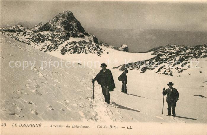 Dauphine Ascension du BelledonneCol du Baton
