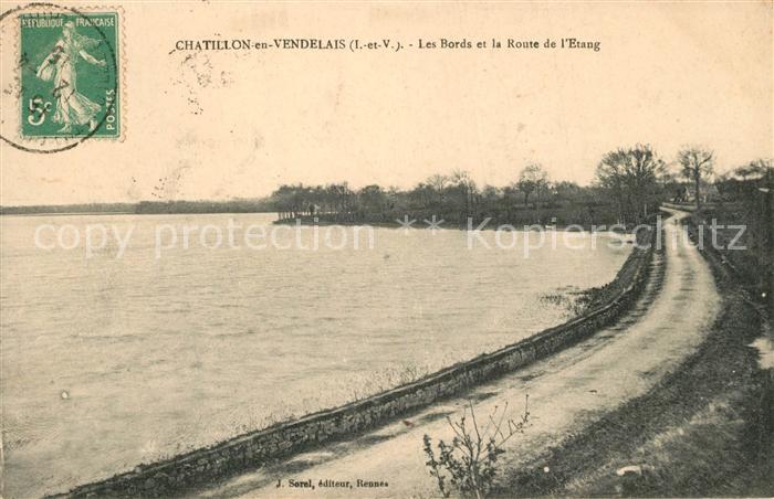 Chatillon-en-Vendelais les Bords et la Route de L Etang