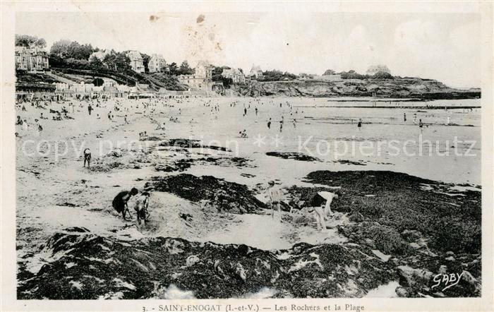 Saint-Enogat Les Rochers et la Plage