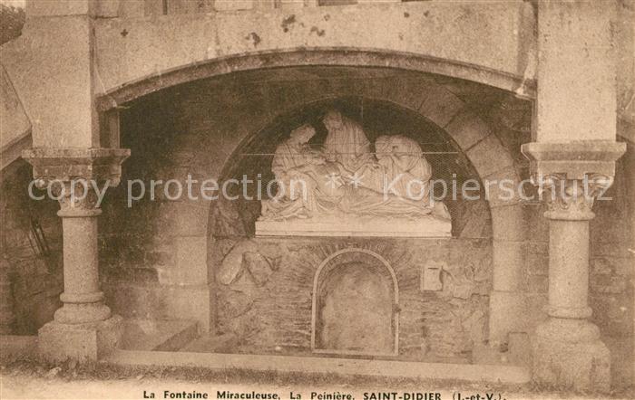Saint-Didier d Ille-et-Vilaine La Fontaine Miraculeuse