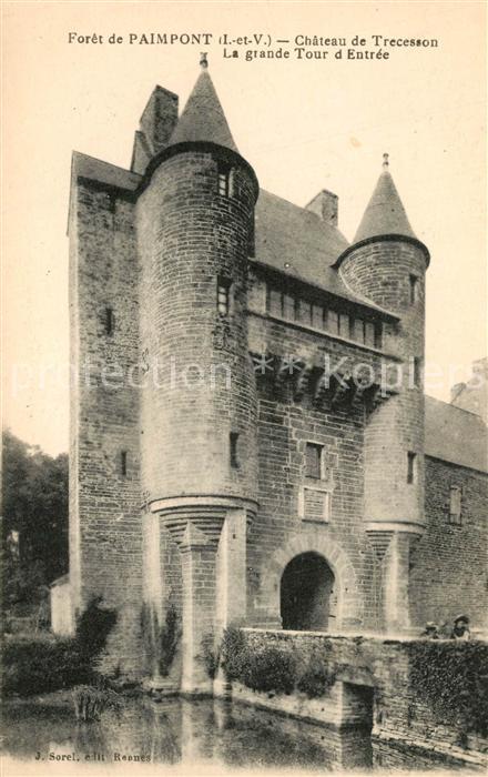Paimpont Chateau de Trecesson