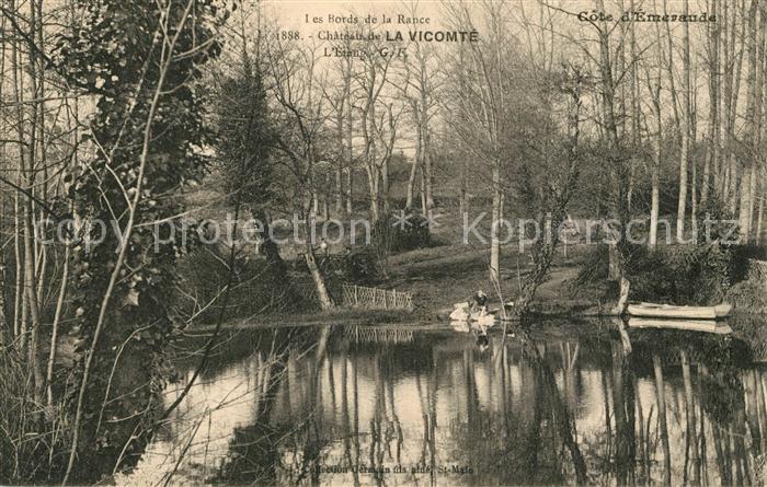 La Vicomte-sur-Rance Chateau Bords de la Rance